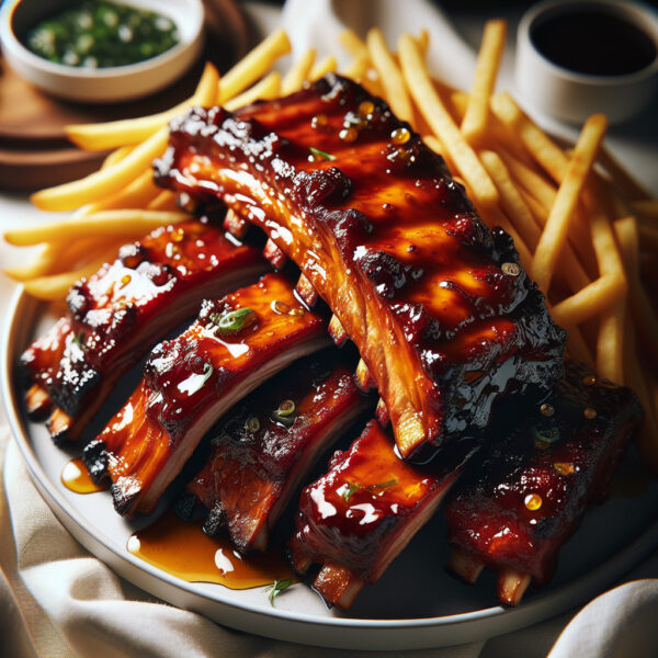 Honey sauce Pork Ribs BBQ Recipe